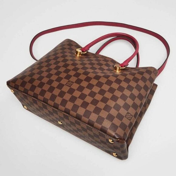 Louis Vuitton Lie De Vin Damier Canvas Riverside Tote Bag - Picture 3 of 12